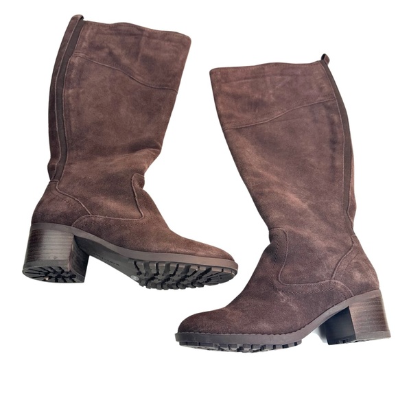 Easy Spirit Women’s Grazes Tall Boot Brown Suede Size: 7 - Picture 7 of 16